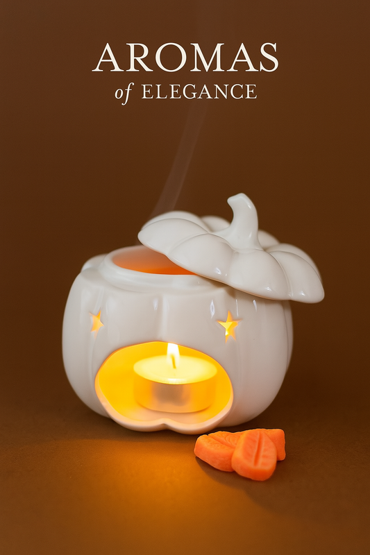 🎃 Brûleur Parfumé Citrouille – Élégance d’Automne & Magie d’Halloween 🍂 précommande fin le 10 septembre